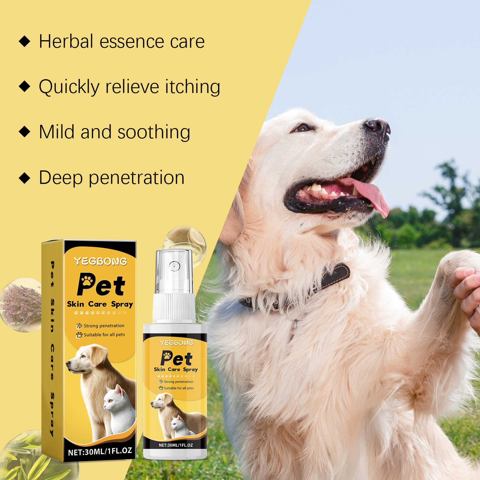 Pet Skin Care Spray Cat Dog Mo - Preserved Moss Sheet ulasan dan harga
