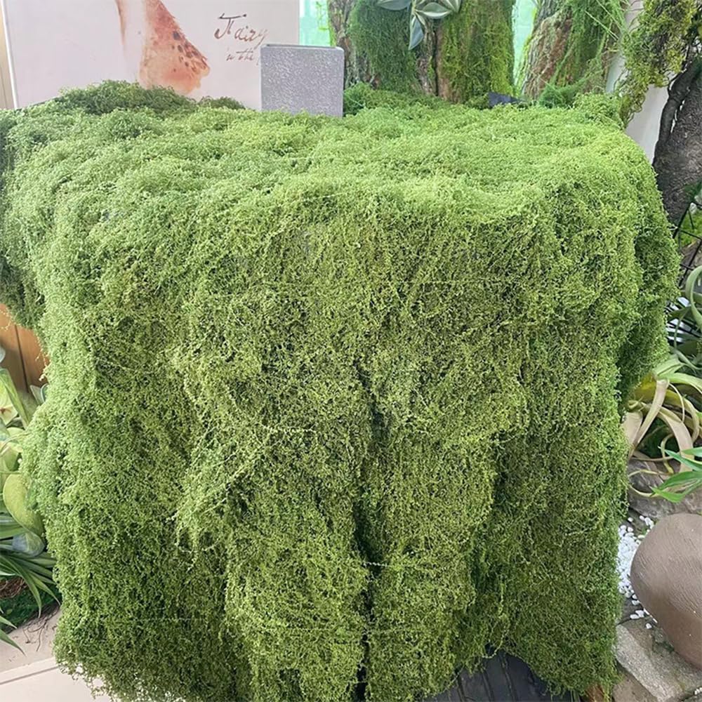Artificial Preserved Moss Mat  - Preserved Moss Sheet ulasan dan harga
