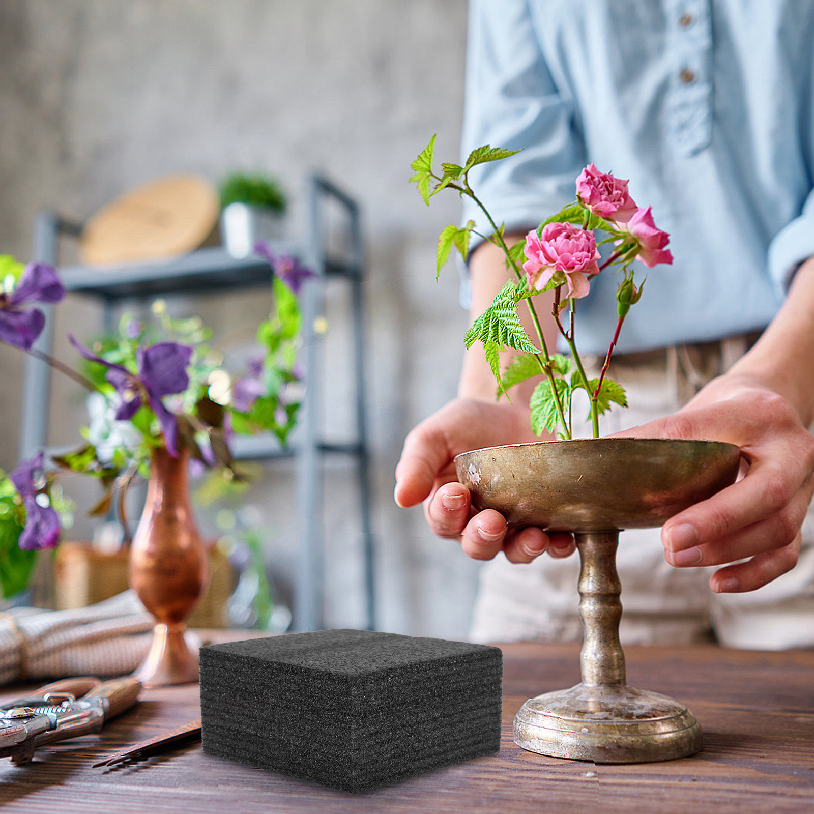 2Pcs Black Floral Foam Sheets  - Anda Florist Supply ulasan dan harga