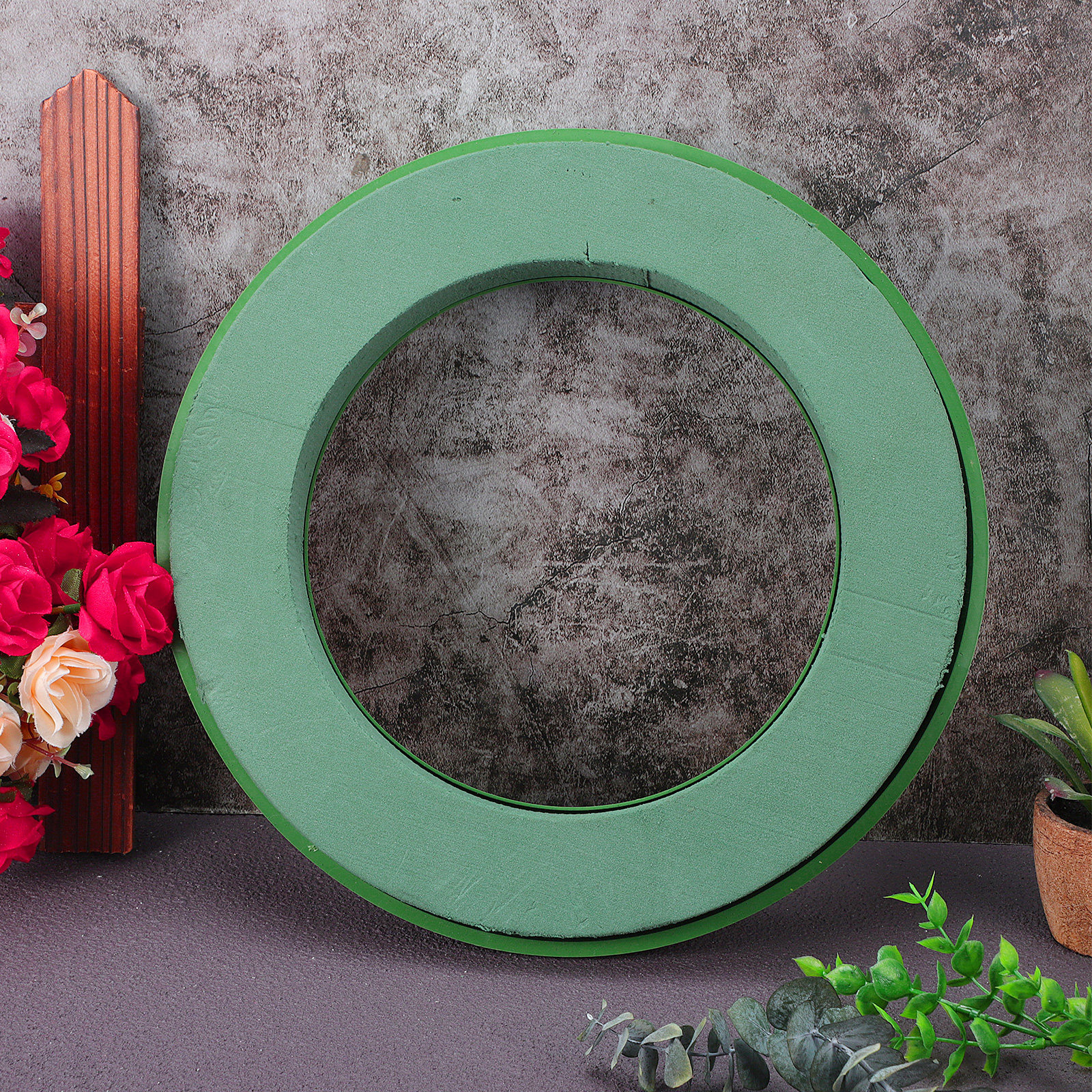 2Pcs Wet Floral Foam Wreath wi - Anda Florist Supply ulasan dan harga