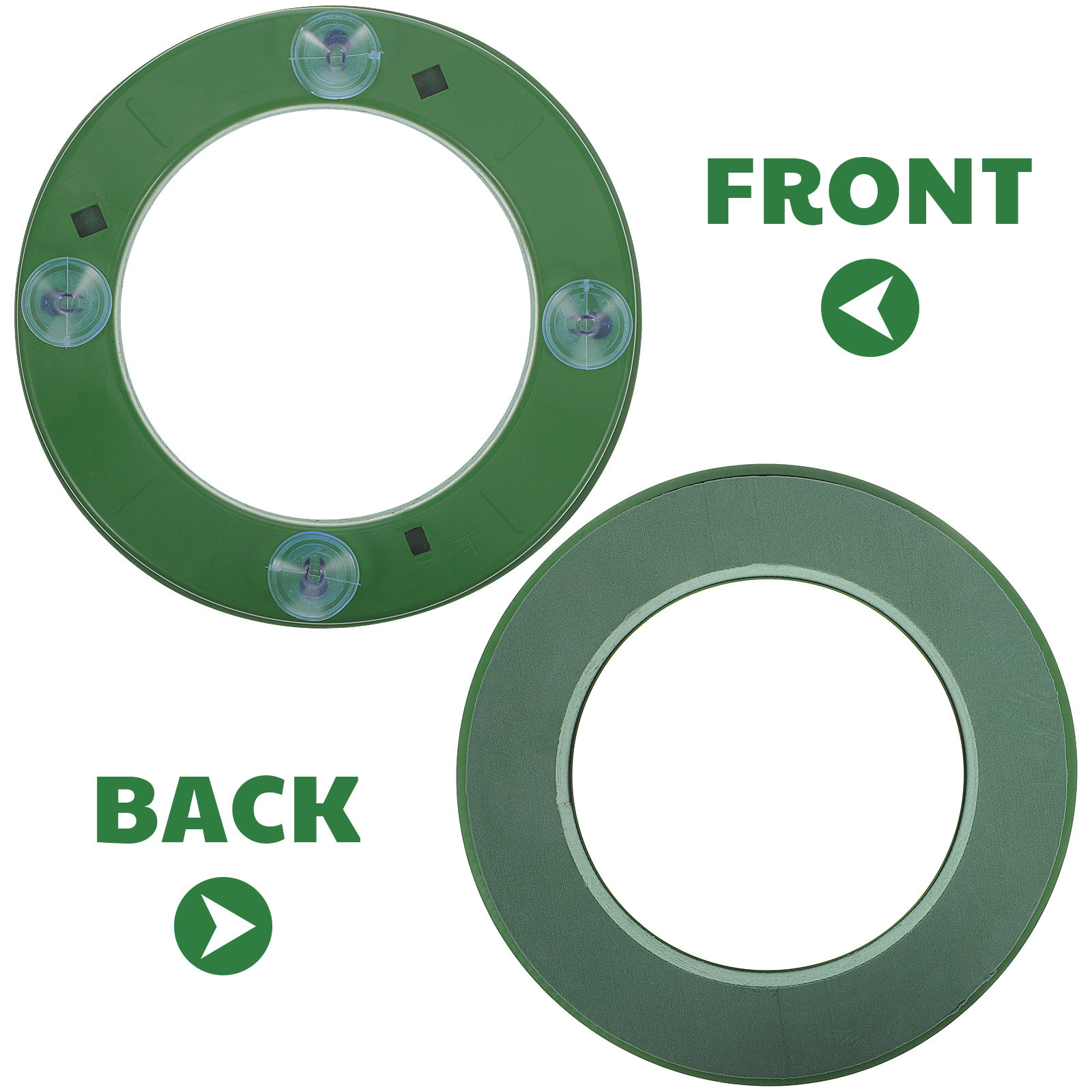 2Pcs Wet Floral Foam Wreath wi - Anda Florist Supply ulasan dan harga