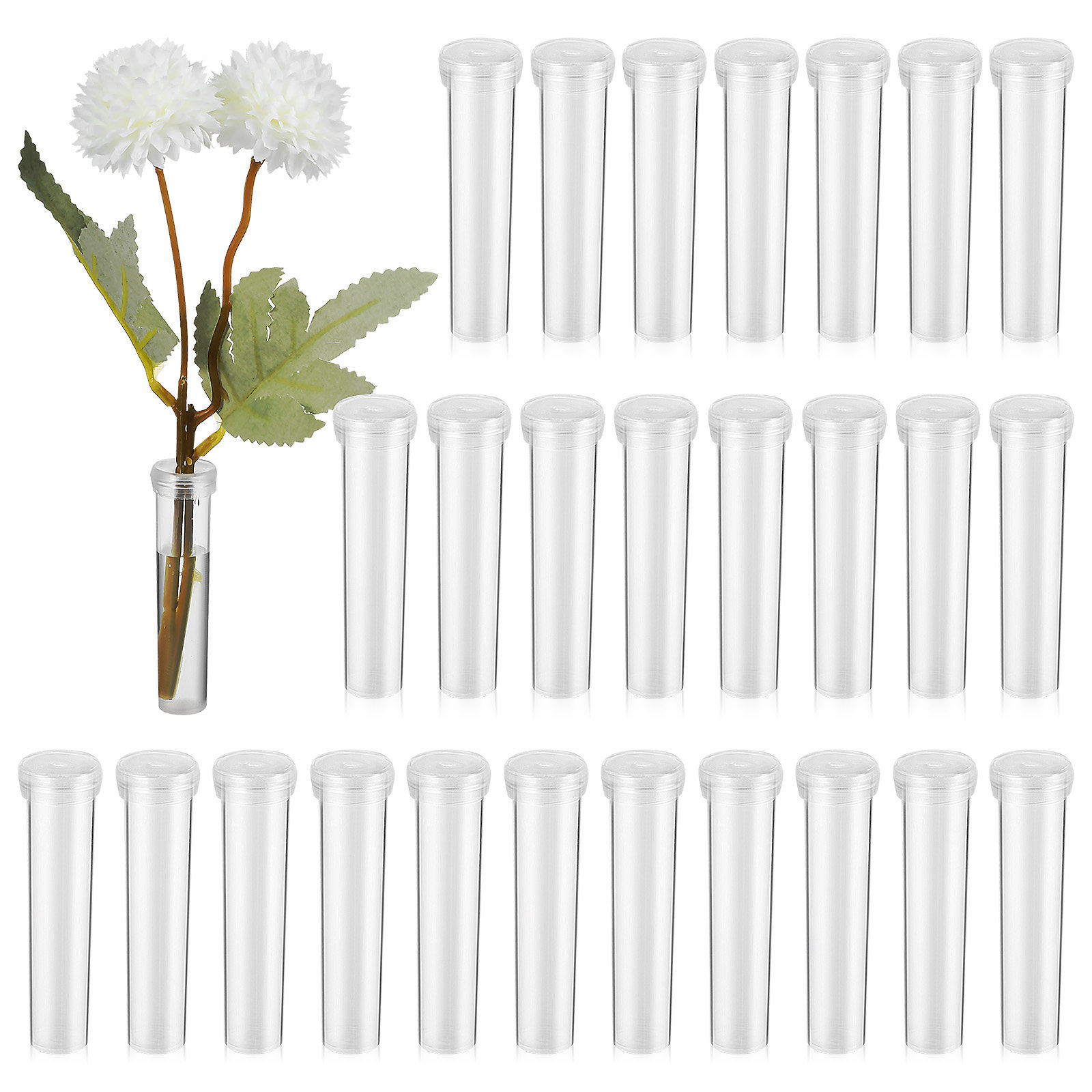 100Pcs Flower Nutrient Tubes U - Anda Florist Supply ulasan dan harga