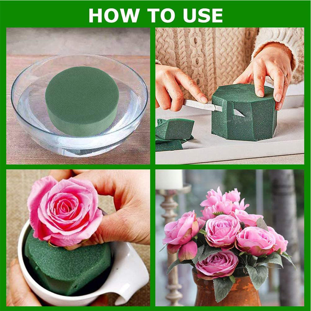 10Pcs Round Floral Mud Flower  - Anda Florist Supply ulasan dan harga