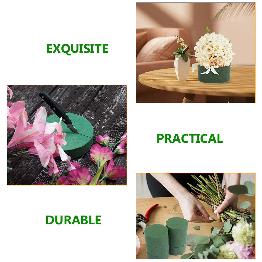 10Pcs Round Floral Mud Flower  - Anda Florist Supply ulasan dan harga